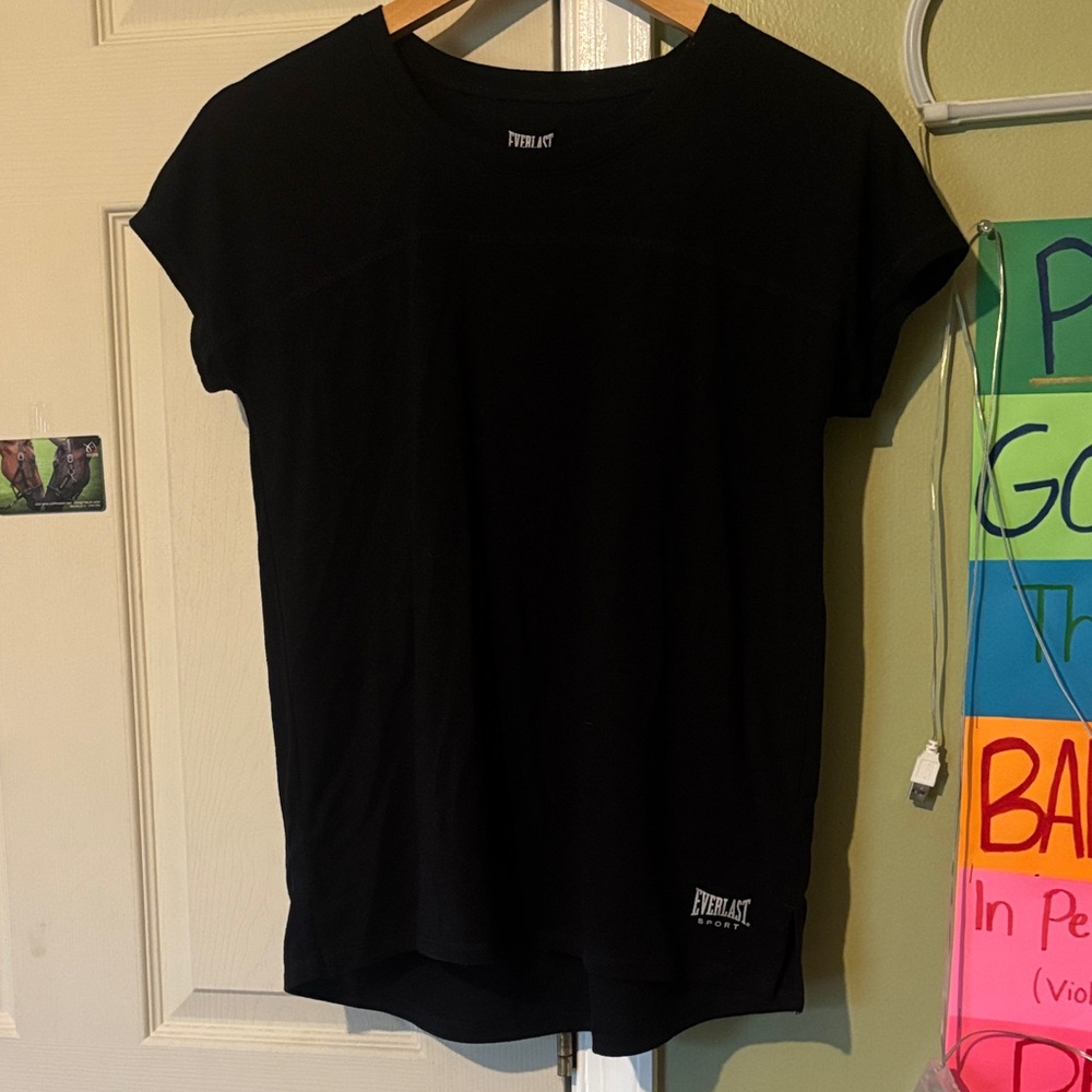 Everlast Black Women's Short Sleeve Crew Tee